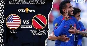 Resumen y goles | Estados Unidos 6-0 Trinidad y Tobago | Copa Oro 2023 | TUDN