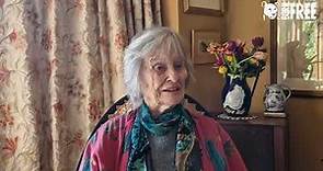 Virginia McKenna reacts to being awarded a Damehood