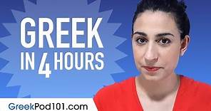 Learn Greek in 4 Hours - ALL the Greek Basics You Need