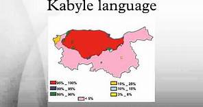 Kabyle language