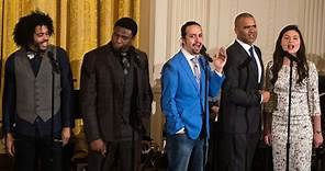 HAMILTON cast - Alexander Hamilton at the White House