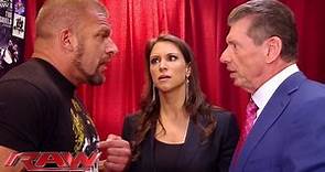 Raw - Triple H can't convince Stephanie and Mr. McMahon to let him compete: Raw, June 3, 2013