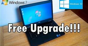 How to UPGRADE Windows 7 to Windows 10 for FREE!!!