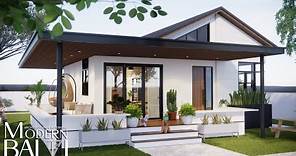Simple and Elegant Modern Bungalow House Design Low Budget | 3-Bedroom