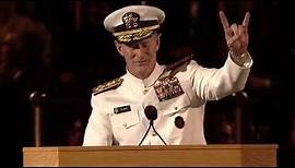 University of Texas at Austin 2014 Commencement Address - Admiral William H. McRaven