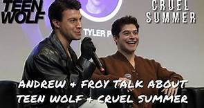 Froy Gutierrez & Andrew Matarazzo talk about their favorite scene in Teen Wolf + Cruel Summer