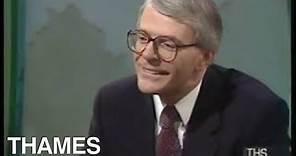 John Major interview | Conservative party | General Election | 1992