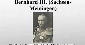 Bernhard III. (Sachsen-Meiningen)