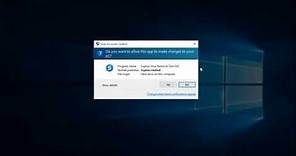 Uninstall Sophos Virus Removal Tool on Windows 10