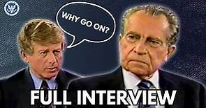 Richard Nixon on Nightline with Ted Koppel | FULL INTERVIEW January 7, 1992