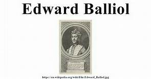 Edward Balliol