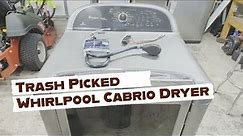 Rebuilding a Trash Picked Whirlpool Cabrio Platinum Dryer