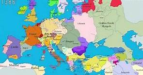 1000 Years Time Lapse Map of Europe