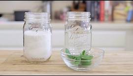 How to make Flavored Simple Syrups | Mint Simple Syrup Recipe!
