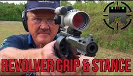 How to shoot a Revolver with world record shooter, Jerry Miculek! (handgun grip & stance)