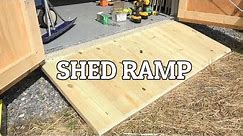 How to build a Shed Ramp