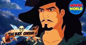 BLACK CORSAIR full movie (remastered) | Pirate movie | cartoon for kids | treasure hunt