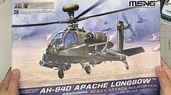 MENG 1/35 AH-64D Apache Longbow Unboxing + Comparison to Takom