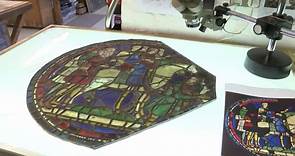 Medieval glass discovery in Canterbury Cathedral window