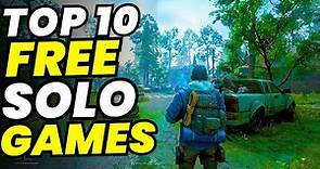 Top 10 Best FREE Single Player Games On Steam 2024