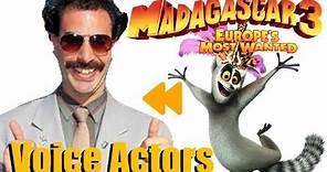 "Madagascar 3" Voice Actors and Characters