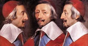 El Cardenal Richelieu, "La Eminencia Roja", el villano de los Tres Mosqueteros.