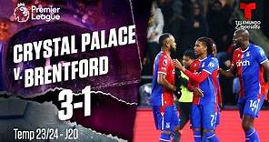 Highlights & Goles: Crystal Palace v. Brentford 3-1 | Premier League | Telemundo Deportes