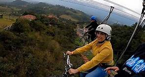 bicicletas aéreas (Aventura Park de Villa de leyva)