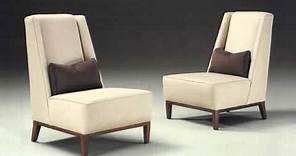 Armless Accent Chairs : Living Room Chairs