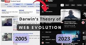 Evolution of YouTube (2005 - 2023) | The Story of YouTube's Interface: Past, Present, and Future