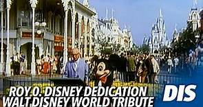 Walt Disney World Roy O. Disney Dedication Tribute