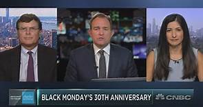 Black Monday anniversary: The market then and now