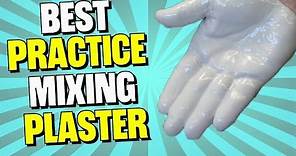 How to Mix Plaster of Paris Technique the Easy Way for Superior Strength Tutorial YouTube Video
