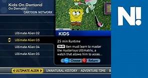 Time Warner Cable Kids On Demand Menu (June 7, 2010)