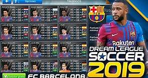 Plantilla Del FC Barcelona 2021-2022 Para Dream League Soccer 2019/DLS 19