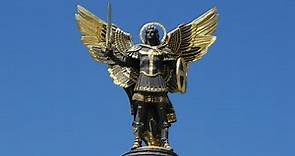 El Arcángel San Miguel se alza como protector de la capital de Ucrania