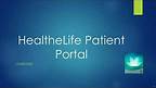 HealtheLife Patient Portal Overview 2020 Mobile View