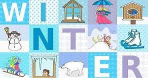 Deutsch lernen: der Winter, Schnee und Eis / learning German: winter, snow & ice