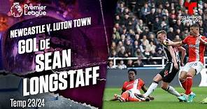 Goal Sean Longstaff - Newcastle v. Luton Town 23-24 | Premier League | Telemundo Deportes