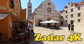 Zadar Croatia 🇭🇷 Walking tour [4K]