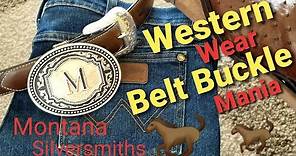 Western Wear Belt Buckle Uboxing - Montana Silversmiths