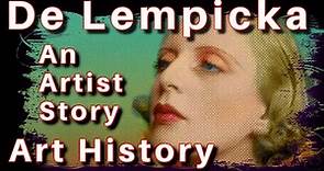 Tamara De Lempicka Paintng Artworks Technique Biography with Bugatti Art Deco History Documentary.