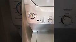 GE STACKED WASHER DRYER COMBO