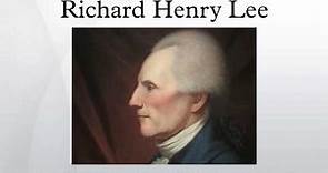 Richard Henry Lee