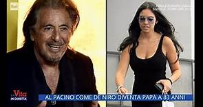 Al Pacino come De Niro diventa papà a 83 anni - La Vita in diretta - 31/05/2023