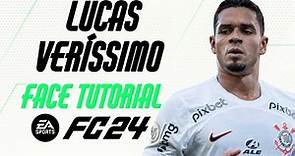 EA FC 24 - LUCAS VERÍSSIMO FACE TUTORIAL + STATS [CORINTHIANS].