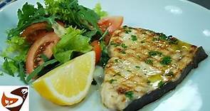Pesce spada arrostito: alla griglia, alla piastra, in padella - secondi di pesce (Grilled Swordfish)