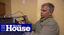 How to Install a Microwave Hood with Exhaust Fan | This Old House