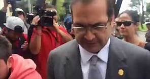 El Gobernador de Veracruz, Javier Duarte de Ochoa, llega a la PGR