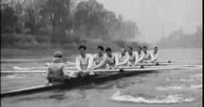 1936 Cambridge University Boat Race Crew In Training